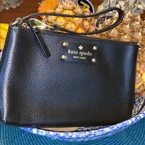 Black Kate Spade Wristlet